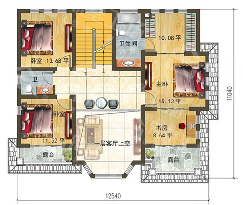 农村自建房12米X10米图纸8